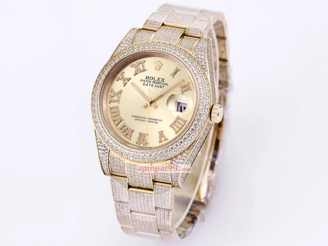 ROLEX ゴールド オイスター パーペチュアル デイトジャストコピー時計n級 105663[2]