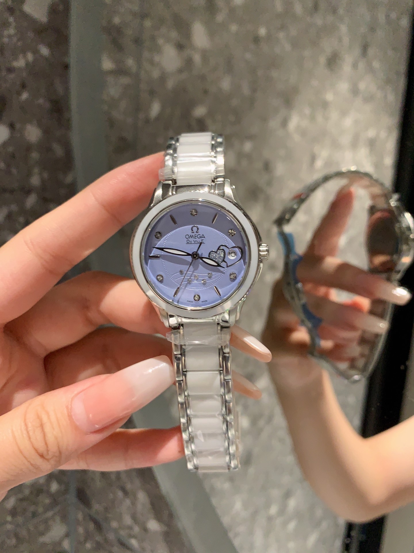 2023新品オメガのレディース腕時計 25-660-714[2]