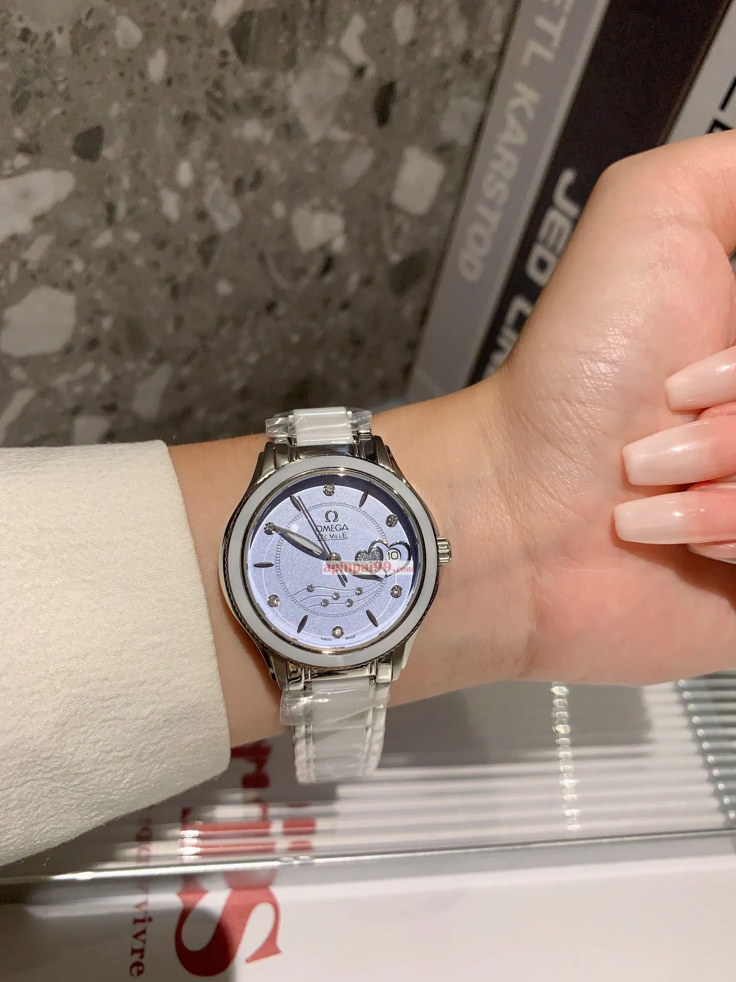 2023新品オメガのレディース腕時計 25-660-714[4]