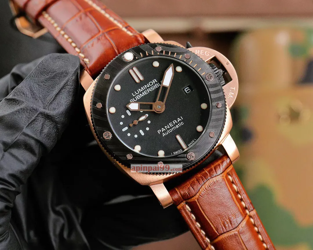 パネライブランドスーパーコピー腕時計 カーブコートガラス全自動機械 PAM30256[2]