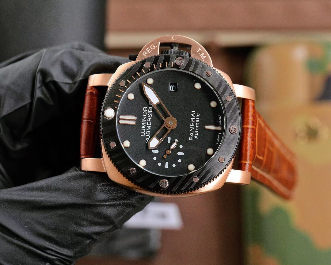 パネライブランドスーパーコピー腕時計 カーブコートガラス全自動機械 PAM30256[3]