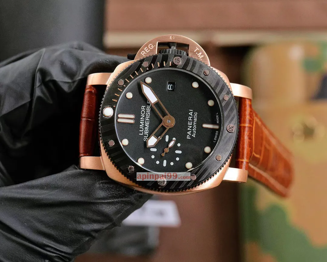 パネライブランドスーパーコピー腕時計 カーブコートガラス全自動機械 PAM30256[3]