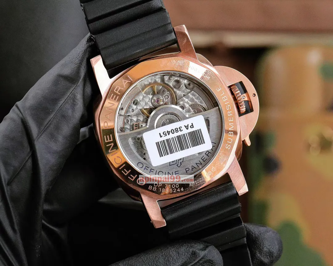 2023人気パネライ カーブ コーティング ガラス時計 PAM1023[6]