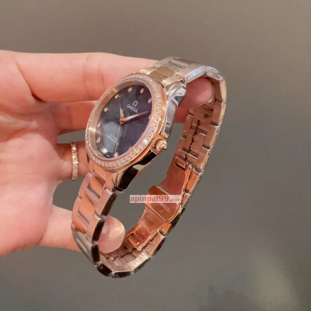 2023オメガの高級婦人時計 サファイアアンチグレアガラス 235.50.666.014[5]