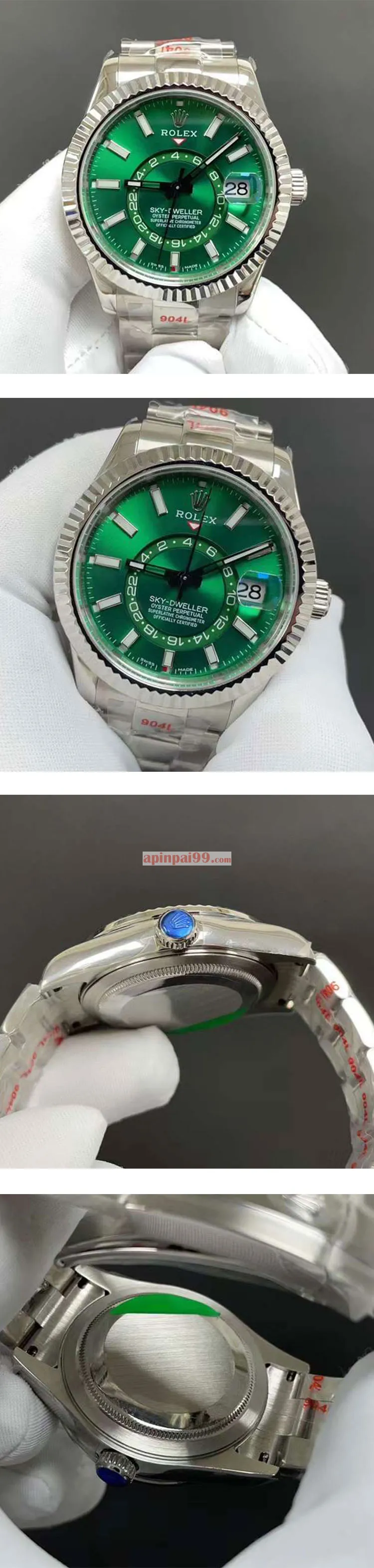 新しいスカイドゥエラーロレックススーパーコピー 336930 42mm キャリバー9001