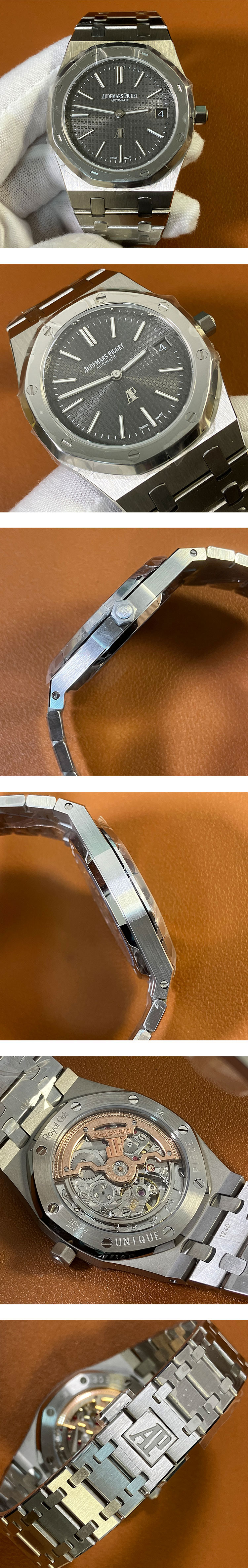 オーデマ ピゲコピー 時計偽物 ロイヤルオーク オンリーウォッチ39mm グレー「ジャンボ」エクストラシン 15202XT.GG.1240XT.99