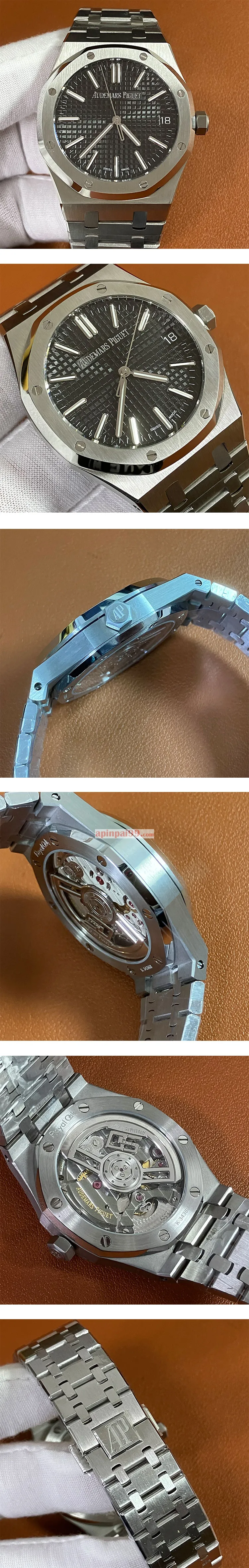 新品オーデマピゲ ロイヤルオーク コピー時計 オートマティック 41mm ブラック 15510ST.OO.1320ST.02 