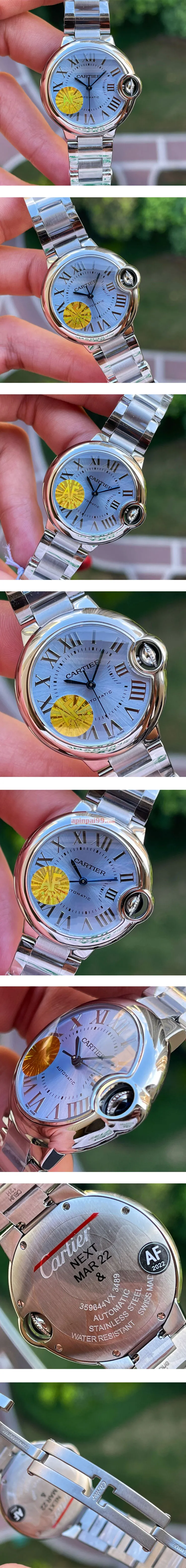 2023新品レディース スーパーコピー時計カルティエ バロンブルー WSBB0062