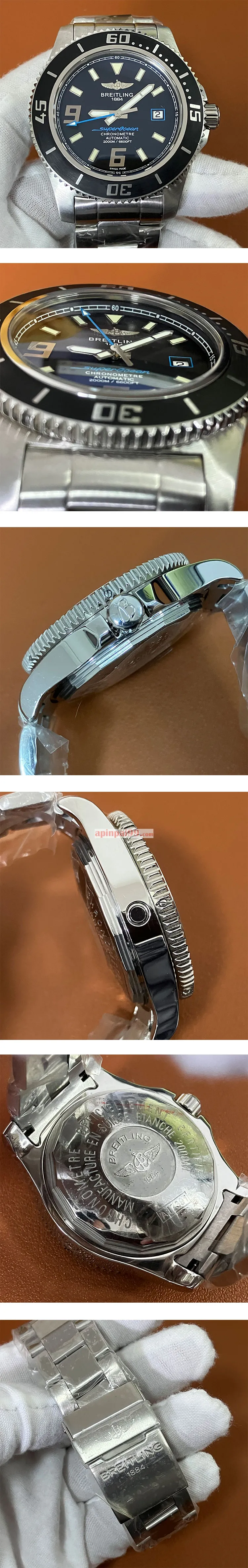 ブライトリング時計コピー スーパーオーシャン A1739102.BA79.162A ブラック 44mm