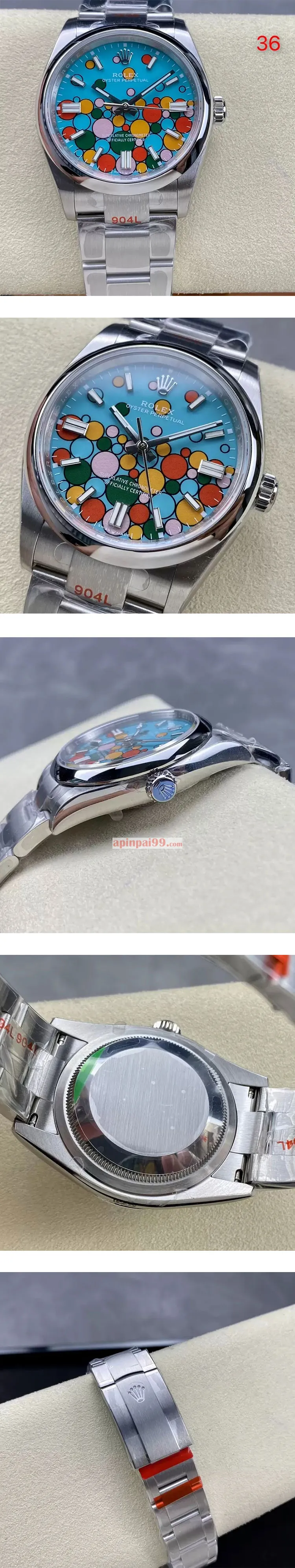 スーパーコピー時計ロレックス レプリカ オイスター パーペチュアル 36mm セレブレーション M126000-0009