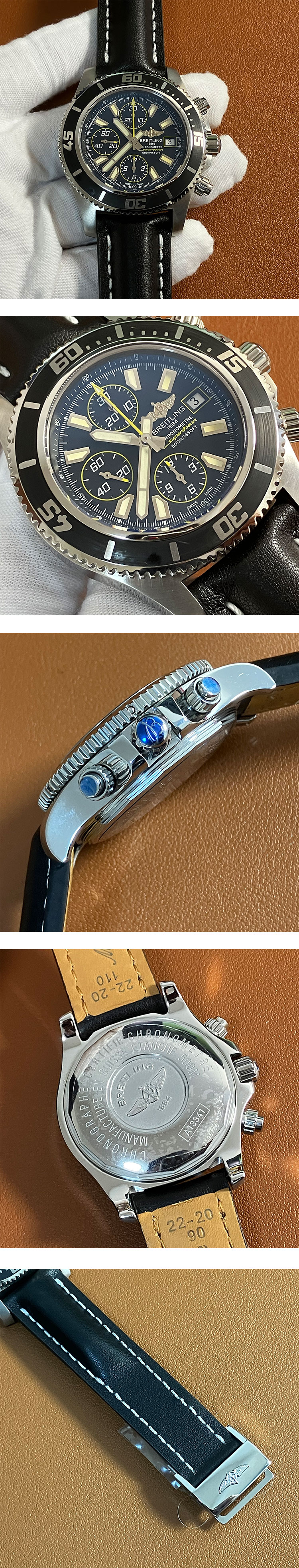 ブライトリングスーパーコピー時計 スーパーオーシャン クロノグラフA1334102/BA82