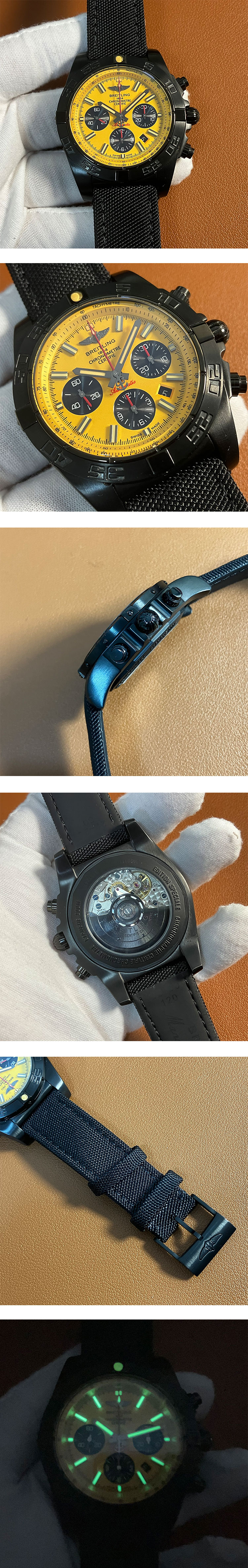 2023コピー時計ブライトリング クロノマット44 ブラックスチール MB0111C3.I531.262S.M20DSA.2