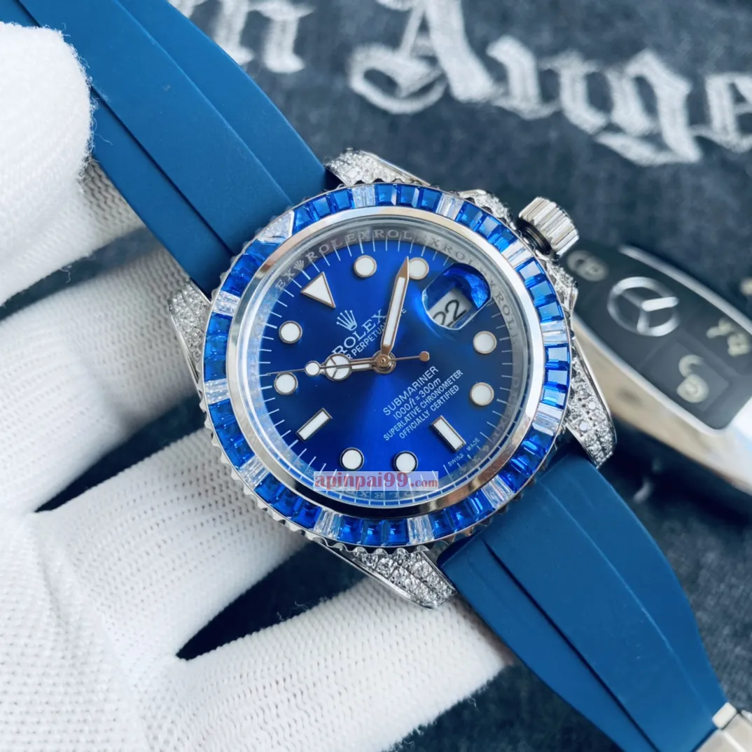 人気ロレックス ウォーター ゴースト カラー ダイヤモンド メンズコピー腕時計 7041554[6]