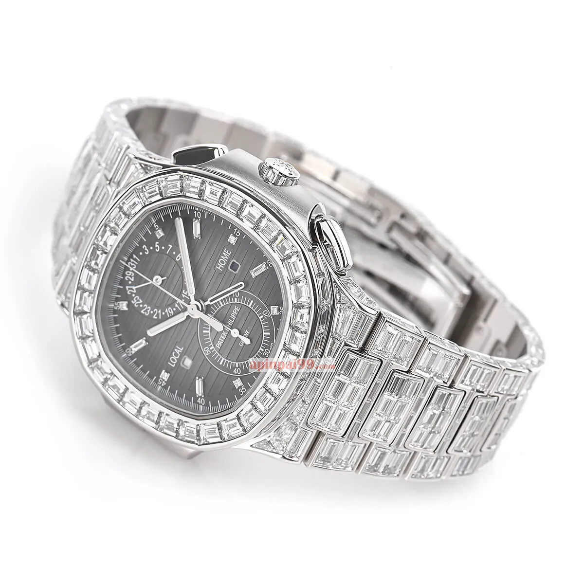 パテックフィリップスーパーコピー時計通販 ノーチラス トラベルタイム 5990/1400G-001[3]