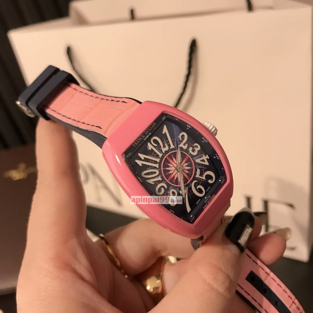 N級品フランクミュラースーパーコピー時計偽物 V32 セラミックグレーズシリーズ M100896[2]