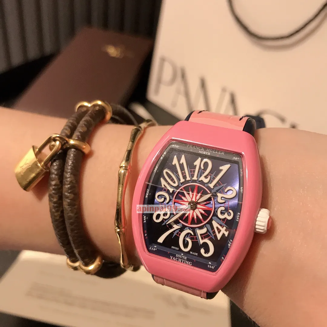 N級品フランクミュラースーパーコピー時計偽物 V32 セラミックグレーズシリーズ M100896[5]