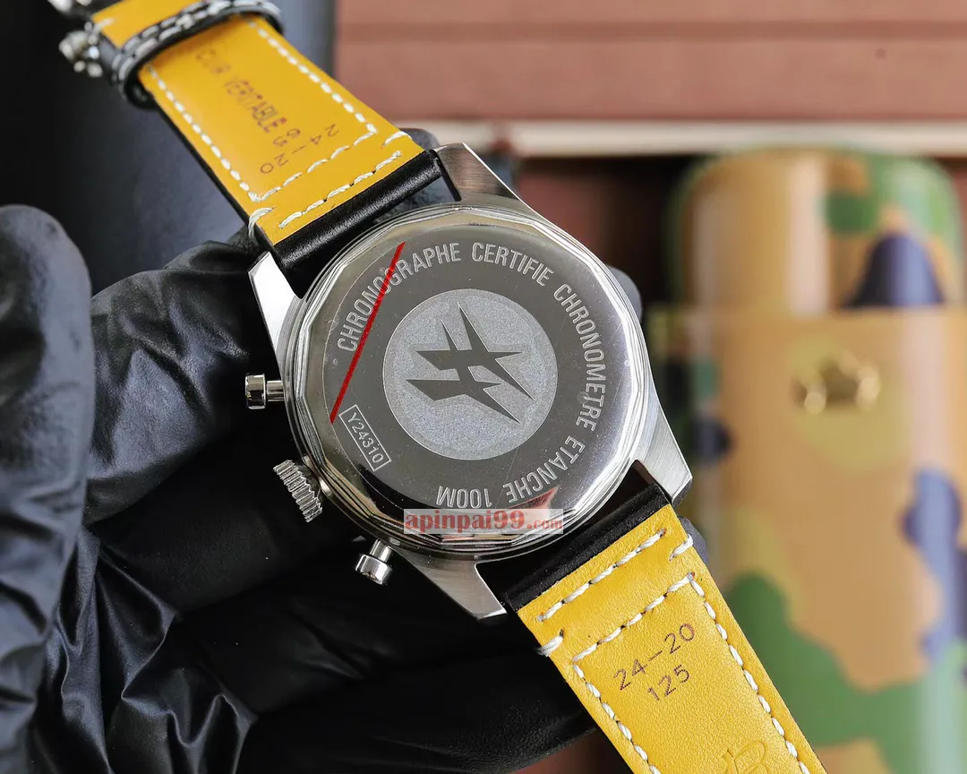 高精密新作ブライトリングナビタイマーB229202 軍用時計ストラップ[4]