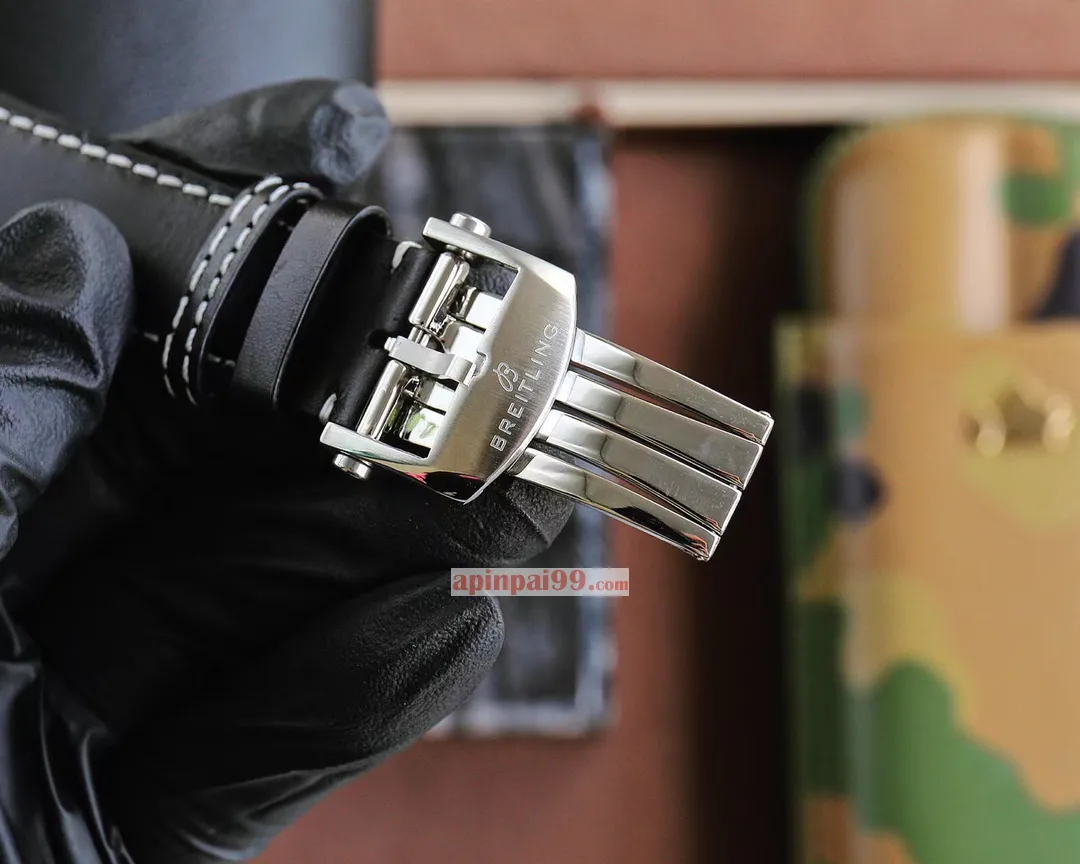 高精密新作ブライトリングナビタイマーB229202 軍用時計ストラップ[5]