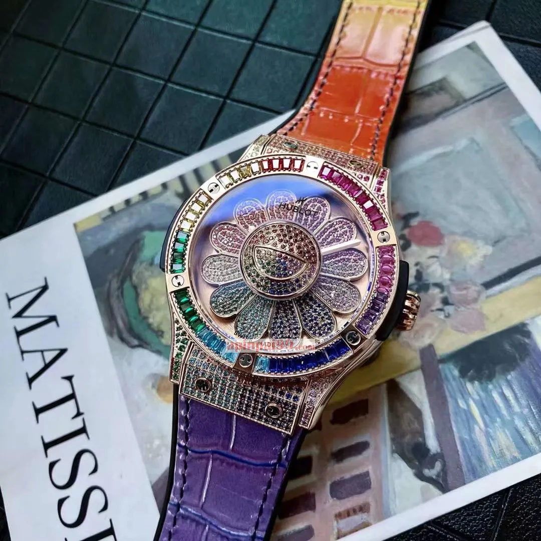 高品質のウブロ サンフラワー シリーズ 村上隆コピー時計 507.CX.9000.RX.TAK21[4]