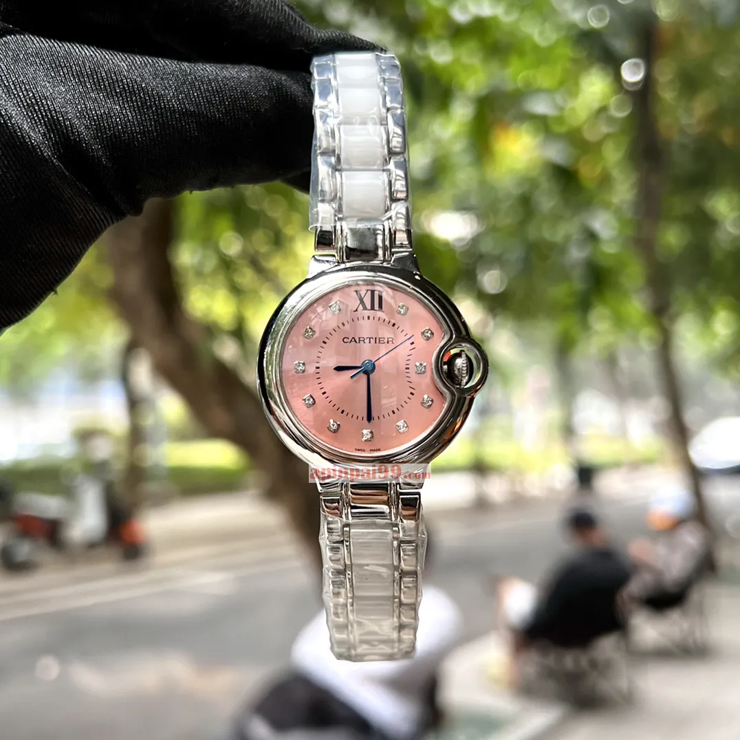 2024新品カルティエ時計 リビエラ フィッシュアイ ガラス ブルー バルーン女性 W300759[2]