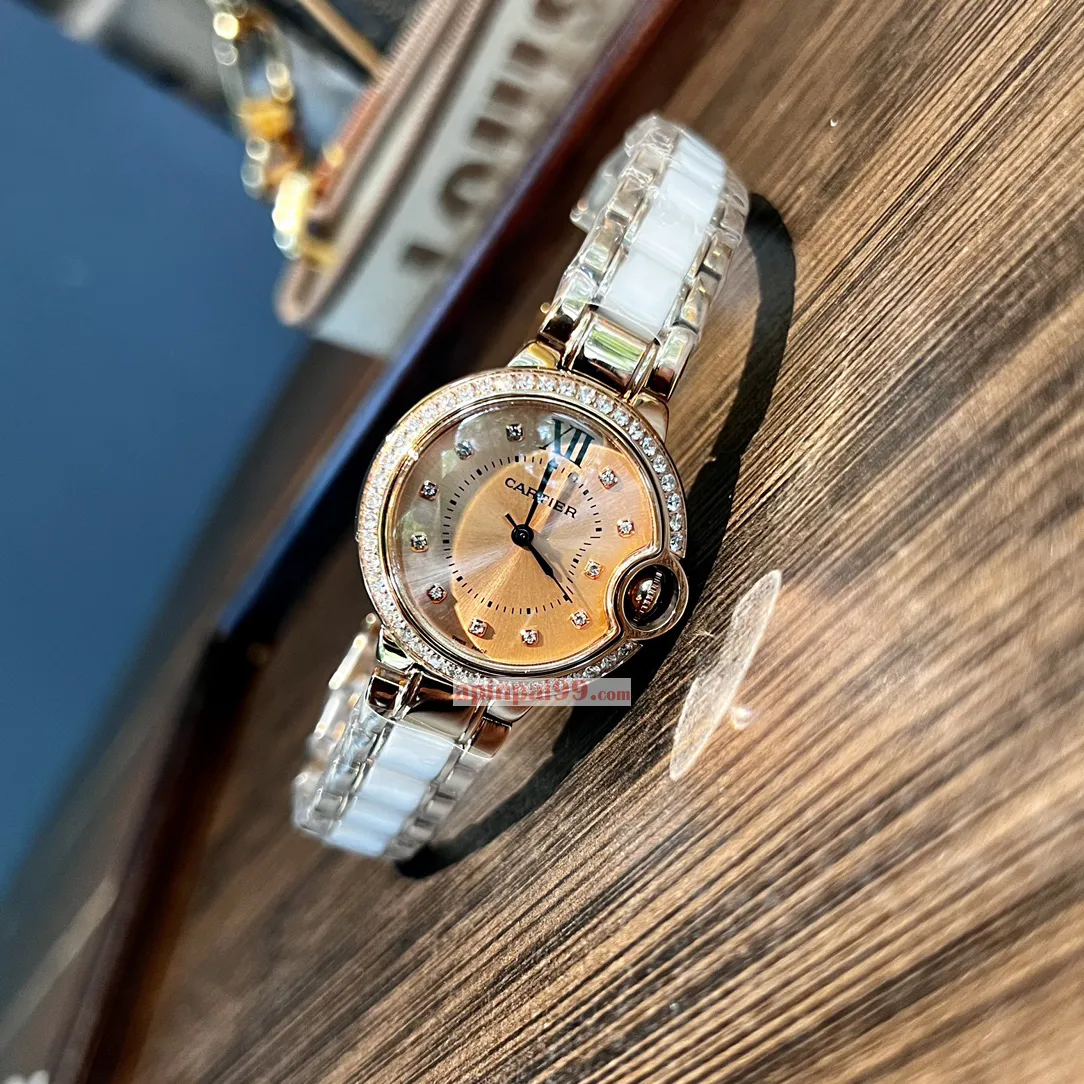 2024新品カルティエ時計 リビエラ フィッシュアイ ガラス ブルー バルーン女性 W300759[4]