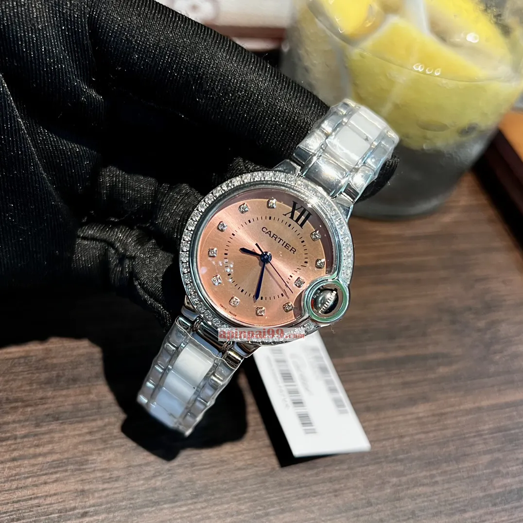 2024新品カルティエ時計 リビエラ フィッシュアイ ガラス ブルー バルーン女性 W300759[8]