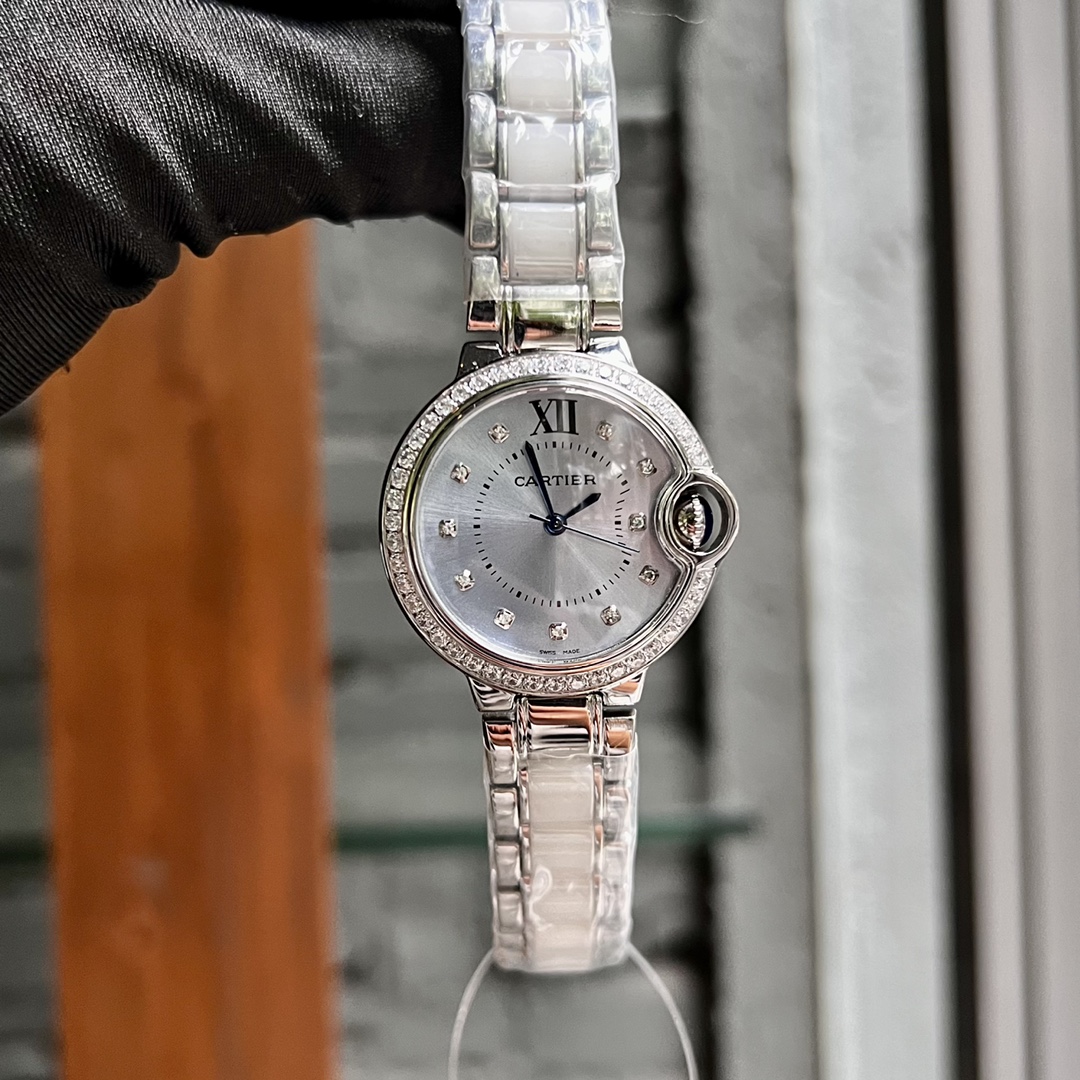 カルティエ女性 クォーツスーパーコピー時計N級品 ブルーバルーン W405860[1]