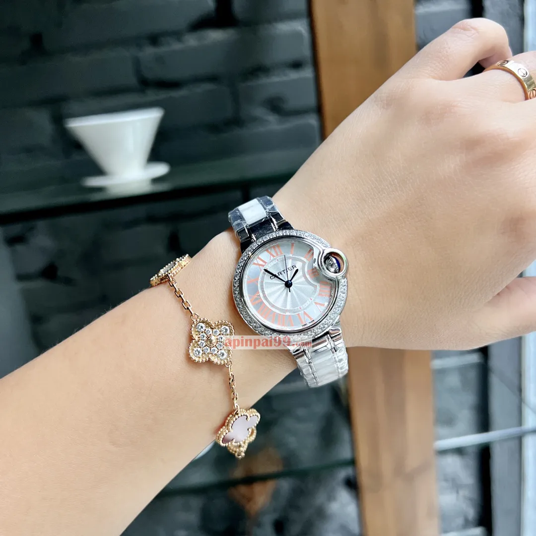 カルティエ女性 クォーツスーパーコピー時計N級品 ブルーバルーン W405860[4]