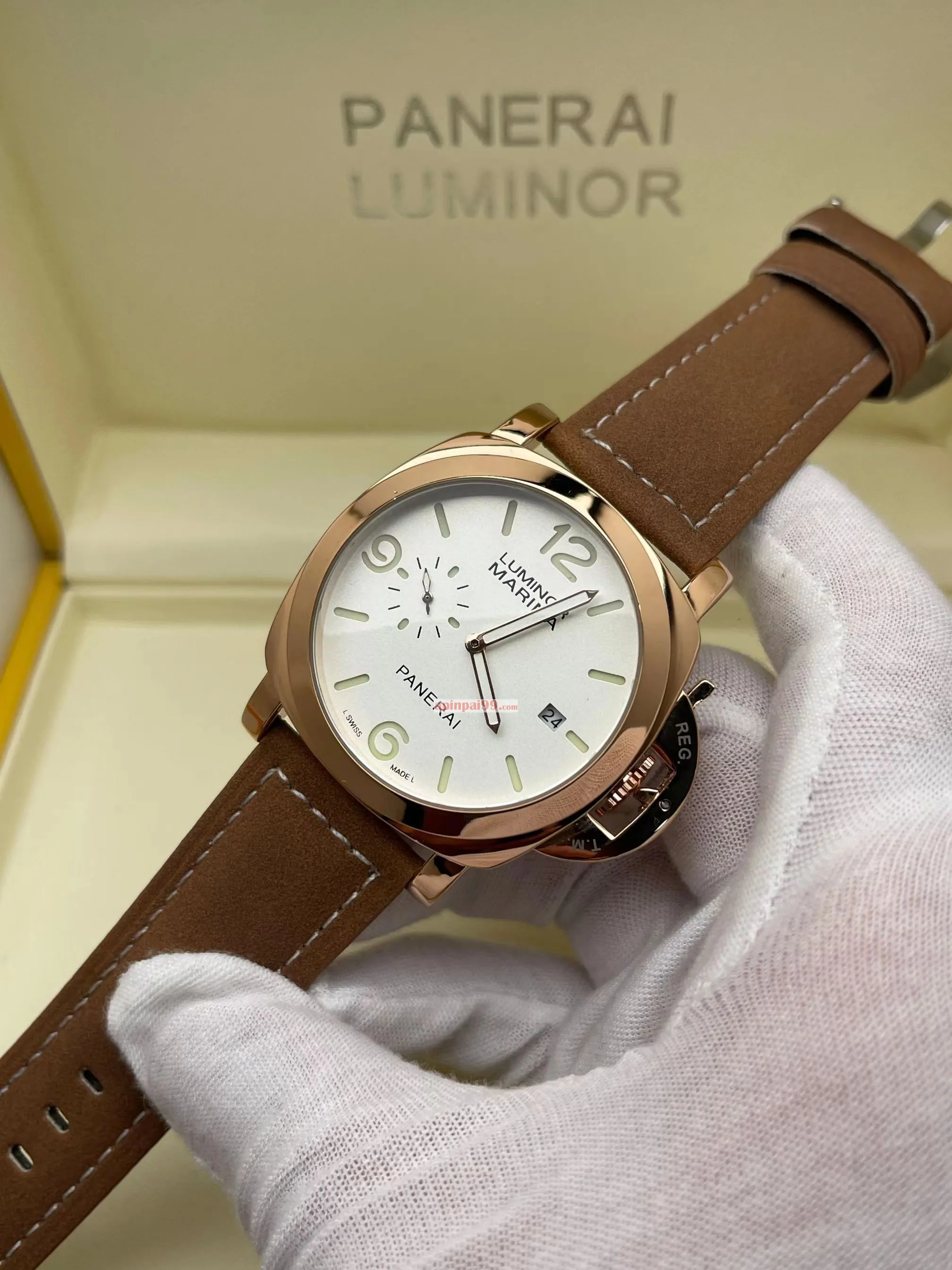 高級パネライ メンズコピー時計 スーパールミナス PAM22053-1[4]