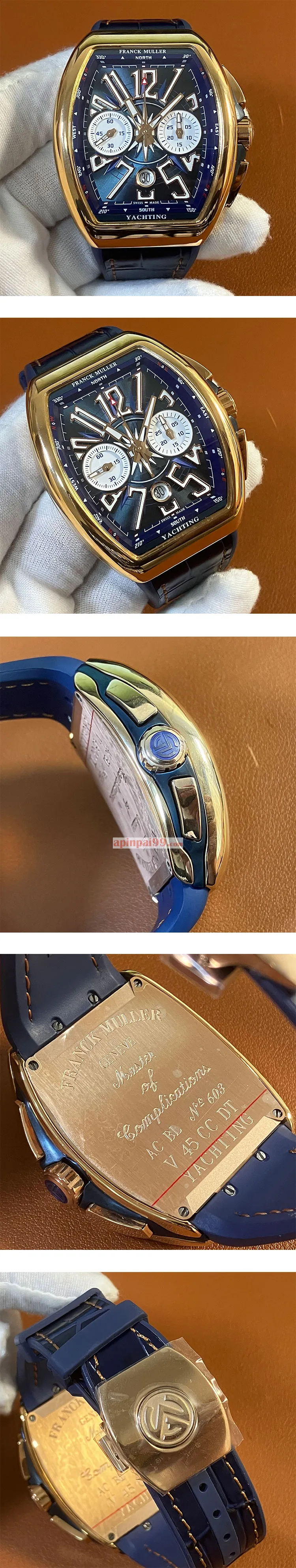 スーパーコピーフランクミュラー時計 ヴァンガード V45ヨッティング ブルー 003718