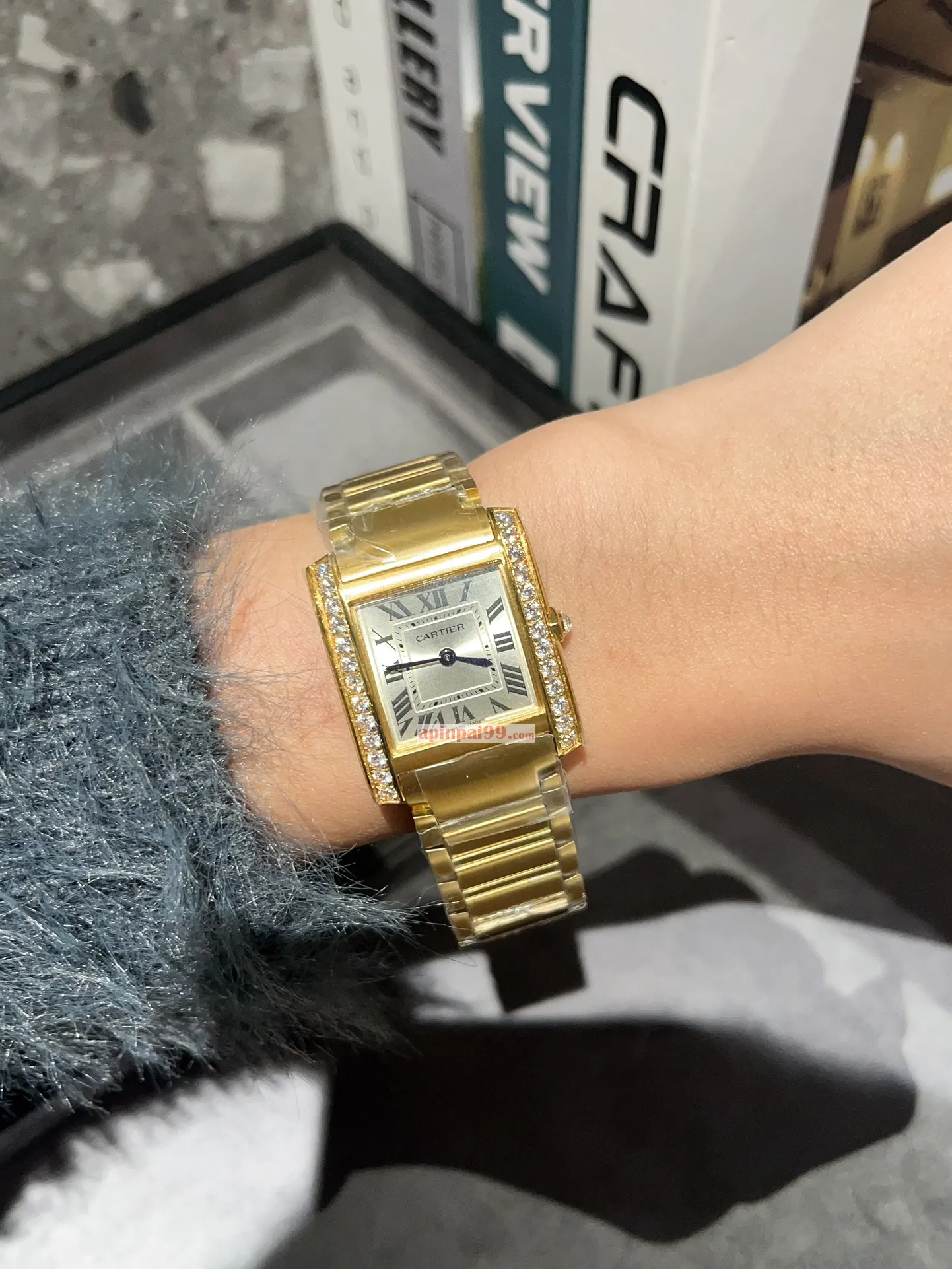 カルティエスーパーコピー新作時計 フレンチタンクシリーズ タンクフランセーズ WS23505[6]