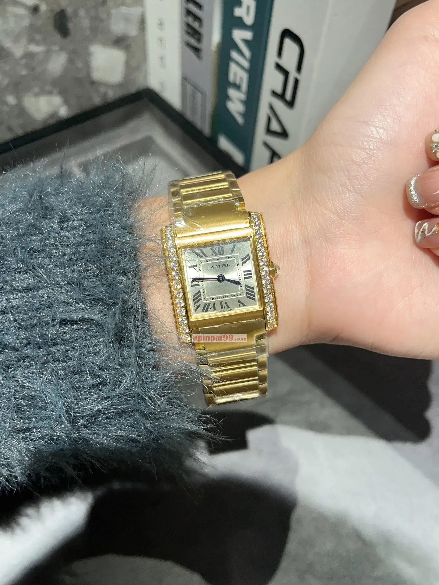 カルティエスーパーコピー新作時計 フレンチタンクシリーズ タンクフランセーズ WS23505[7]