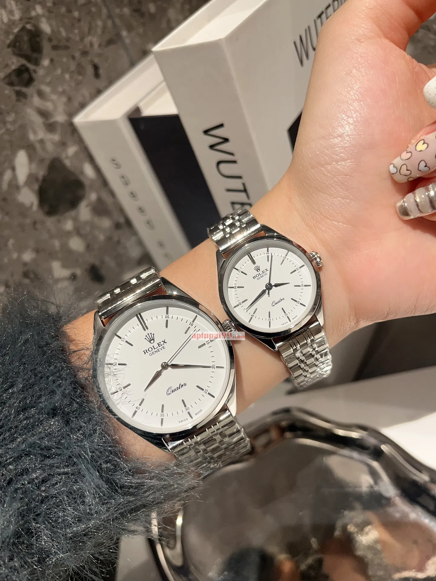 新品ロレックス時計スーパーコピー クォーツ カップル 610089