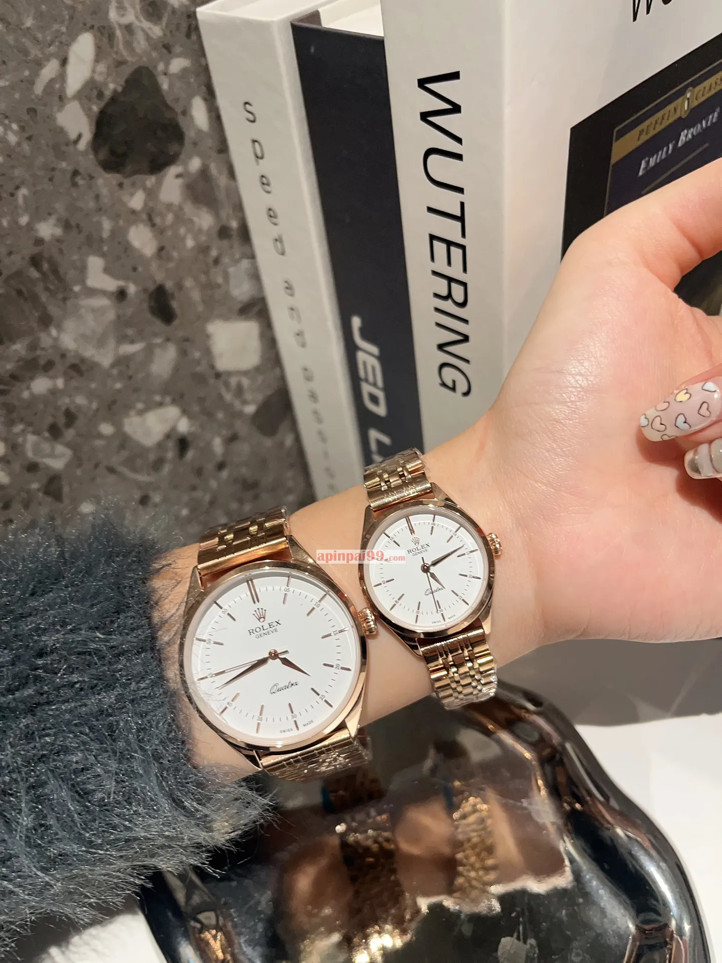 新品ロレックス時計スーパーコピー クォーツ カップル 610089[2]