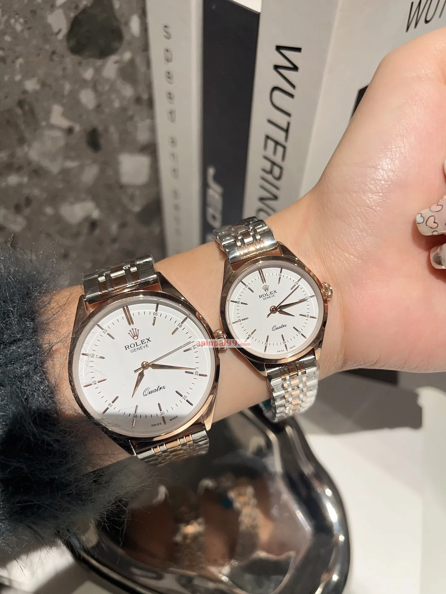 新品ロレックス時計スーパーコピー クォーツ カップル 610089[3]