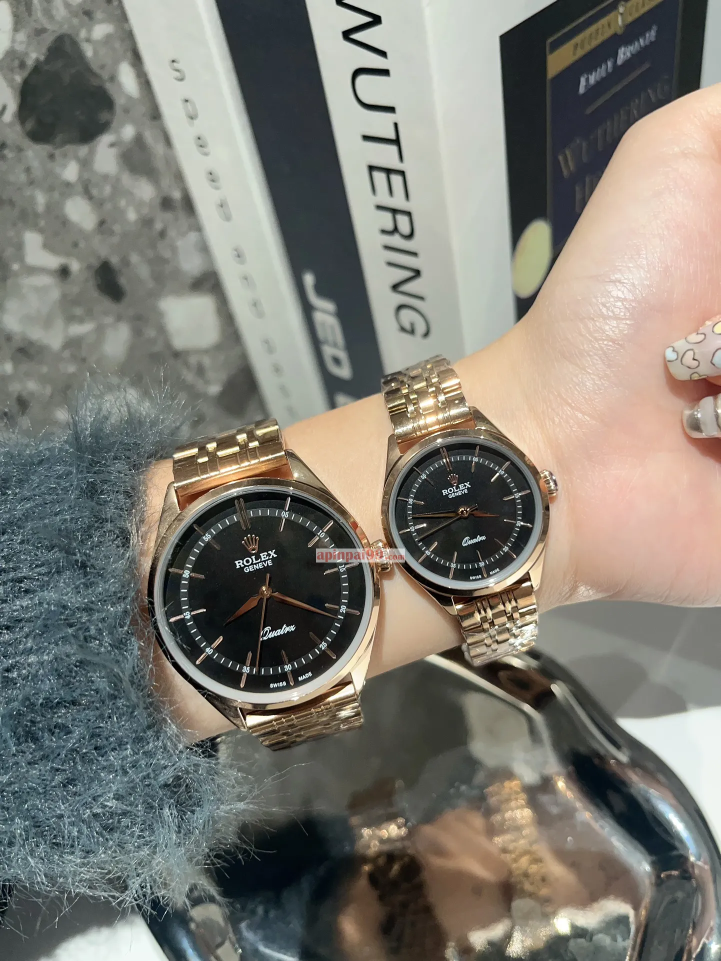 新品ロレックス時計スーパーコピー クォーツ カップル 610089[4]