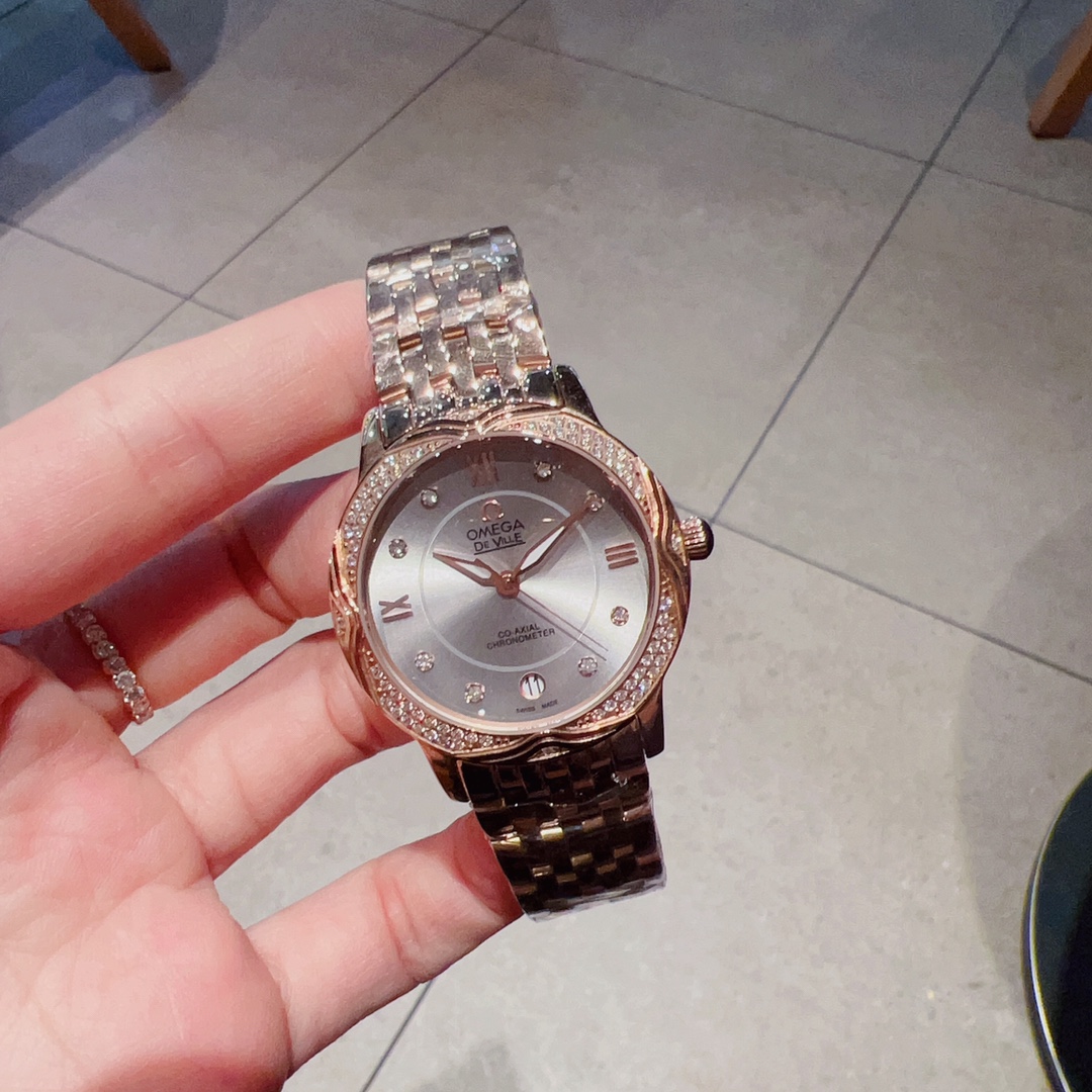 オメガのハイエンド 女性用腕時計n級 サファイアアンチグレアガラス 705.50691[3]