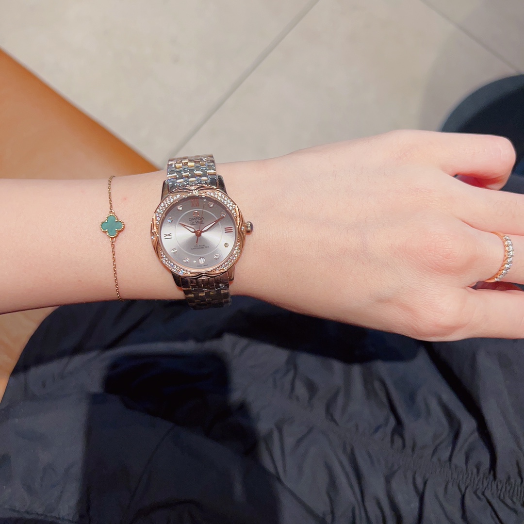 オメガのハイエンド 女性用腕時計n級 サファイアアンチグレアガラス 705.50691[6]
