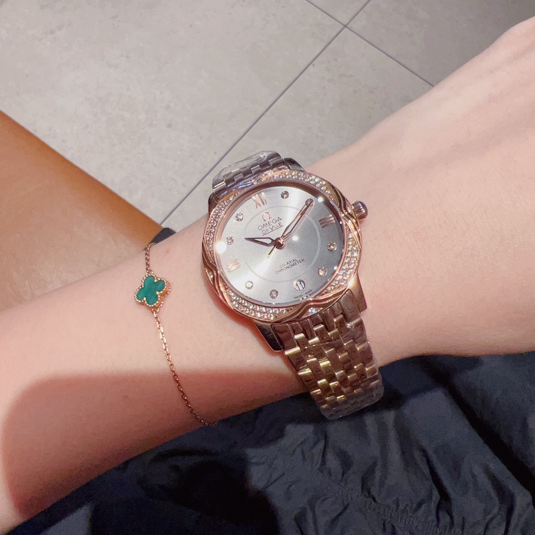 オメガのハイエンド 女性用腕時計n級 サファイアアンチグレアガラス 705.50691[7]