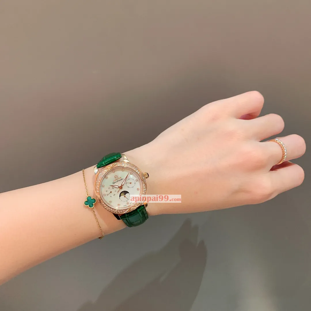 オメガ レディース クォーツ 女性用腕時計コピー新作入荷 44105G5