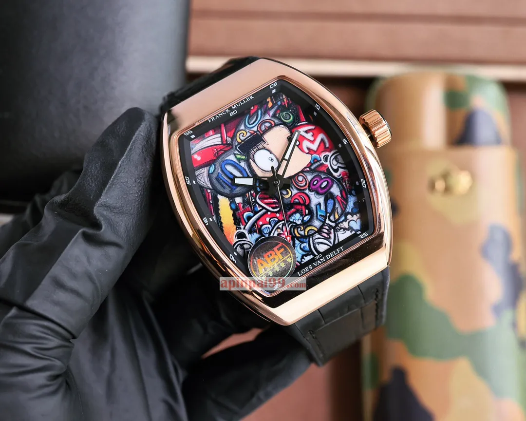 2024新款フランクミュラーコピー時計の新型V45 落書き美術シリーズ FM588230[1]