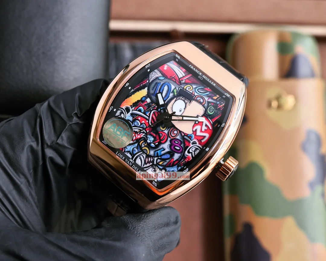 2024新款フランクミュラーコピー時計の新型V45 落書き美術シリーズ FM588230[2]