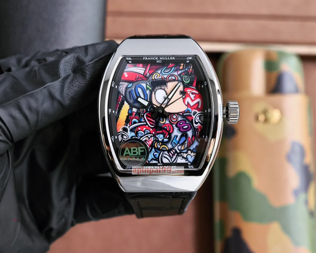 2024新款フランクミュラーコピー時計の新型V45 落書き美術シリーズ FM588230[8]