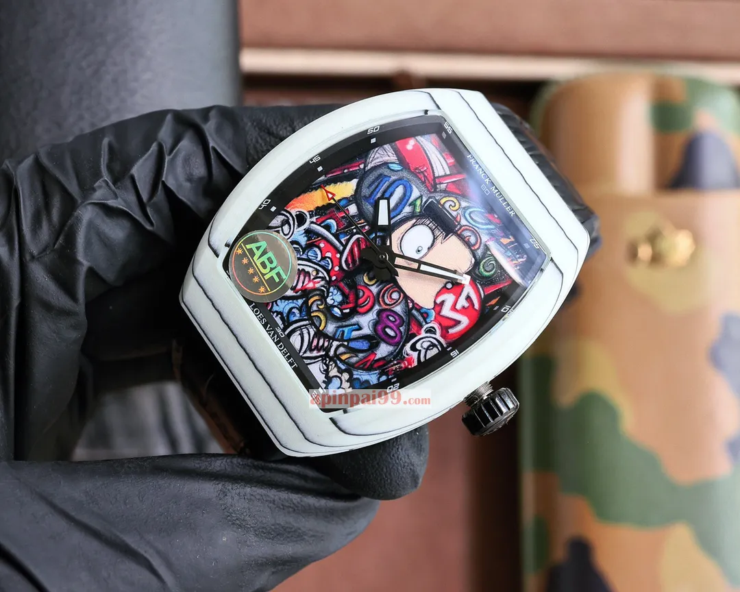 新品フランクミュラーの新型V45 時計落書き美術シリーズ FM588229[2]