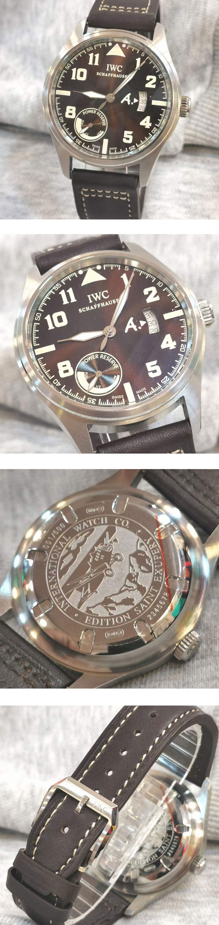 IWCコピー時計ブランド パイロットクロノ オートマティック サンテグジュペリ IW320104