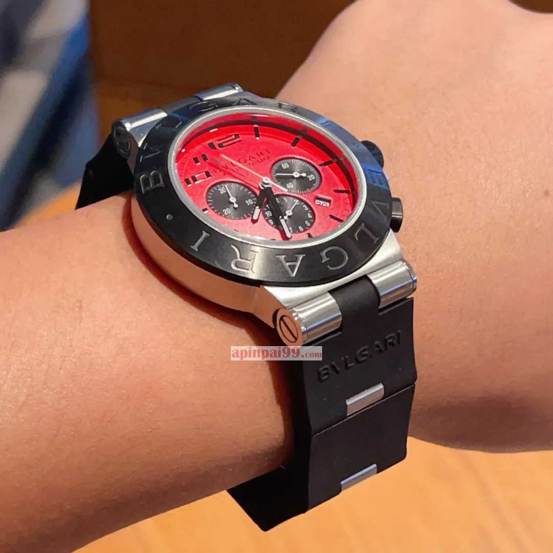 2024新作ブルガリ アルミニウム クロノグラフ時計 BV40059[1]