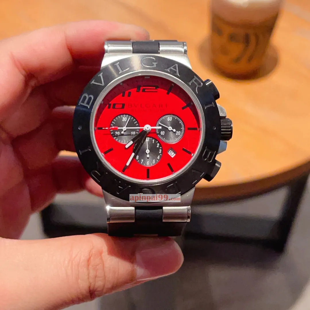 2024新作ブルガリ アルミニウム クロノグラフ時計 BV40059[7]