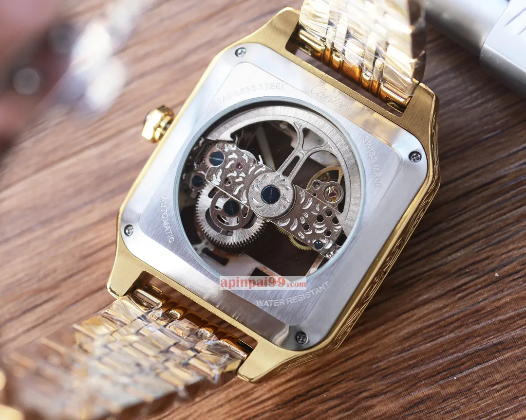 カルティエ スクエアスケルトンメンズ腕時計 W561036[8]