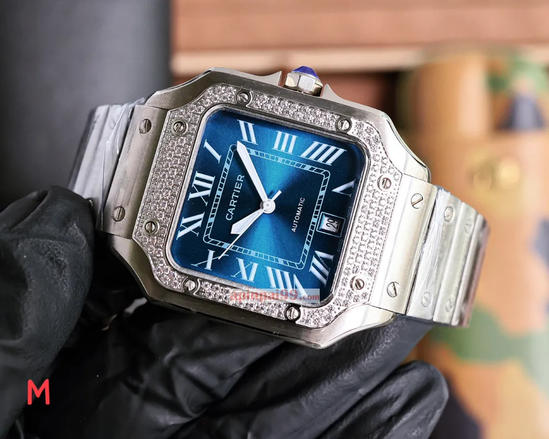 新款カルティエ時計コピー サントス機械式ムーブメント シリーズ