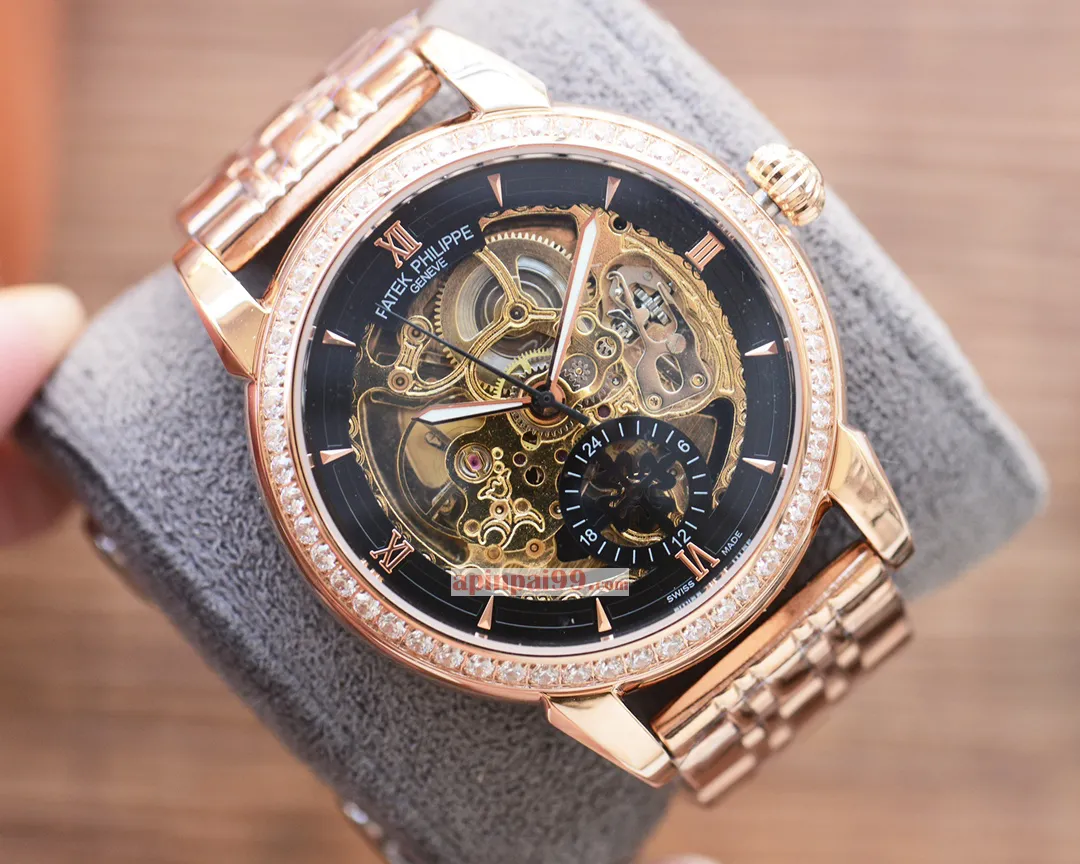 最新のパテックフィリップコピー時計 スケルトンメンズ 560200[3]